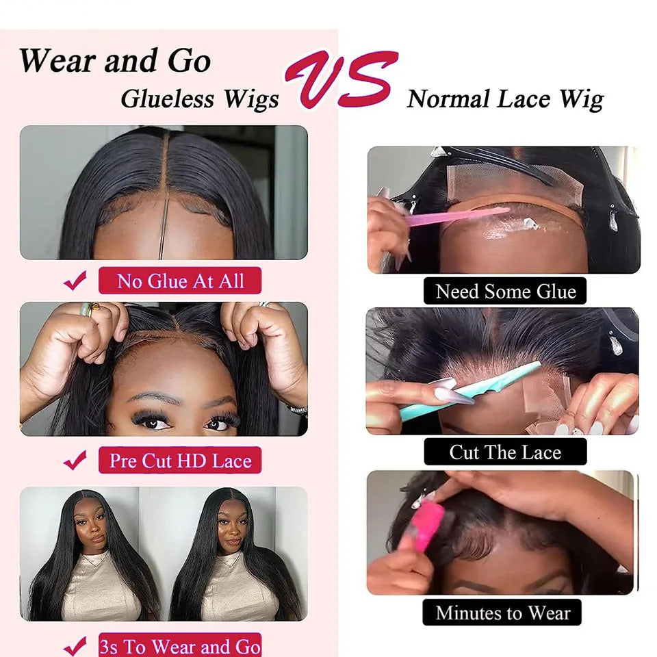 Bad to the Bone | Bone Straight | 6x6 Glueless Wig