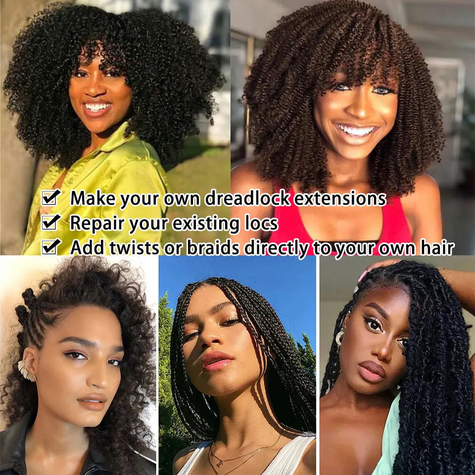 Afro Extensions | Brazilian Curly | x6 Colors | 50g Bag