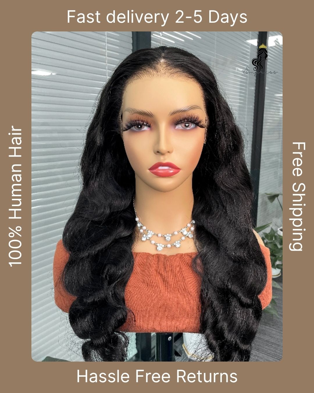 The "Kourtney" | Glueless "Wear & Go" | 7x5 Cap Size | Body Wave