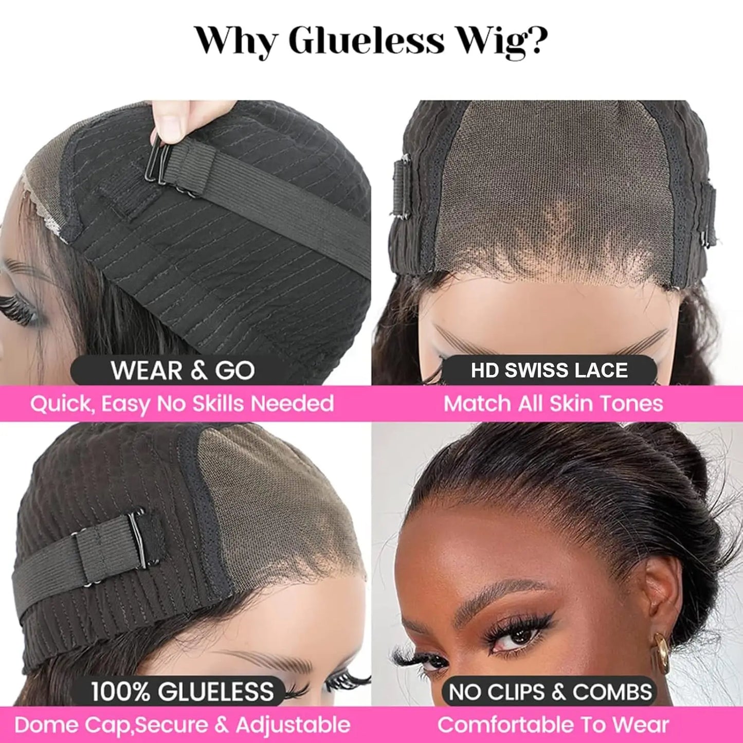 Water Wave Glueless Wear and Go 4X4