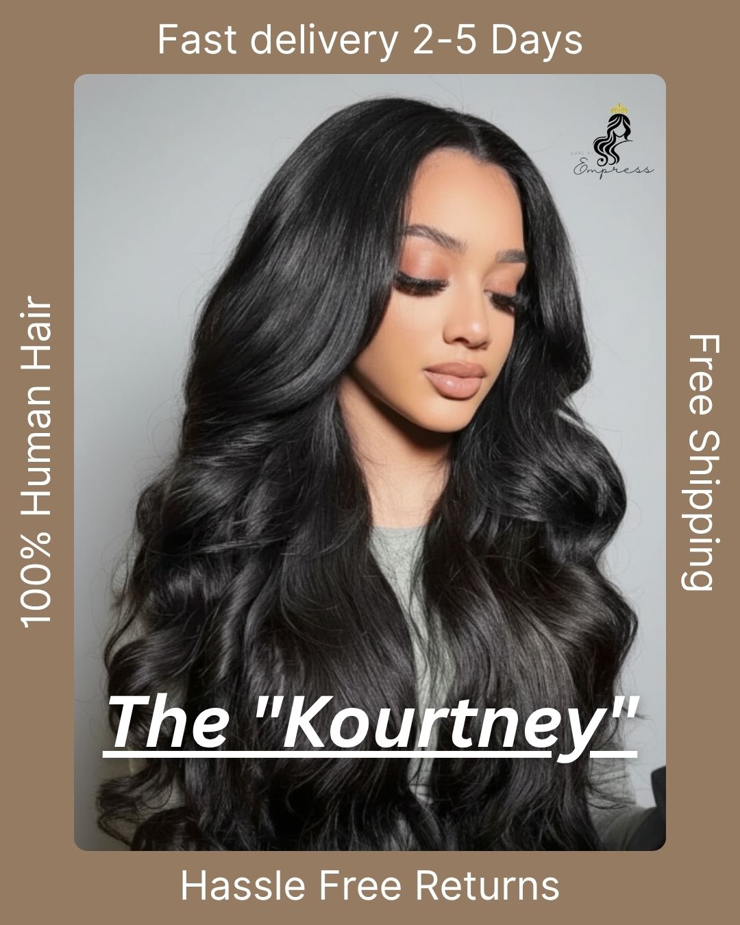 The "Kourtney" | Glueless "Wear & Go" | 7x5 Cap Size | Body Wave