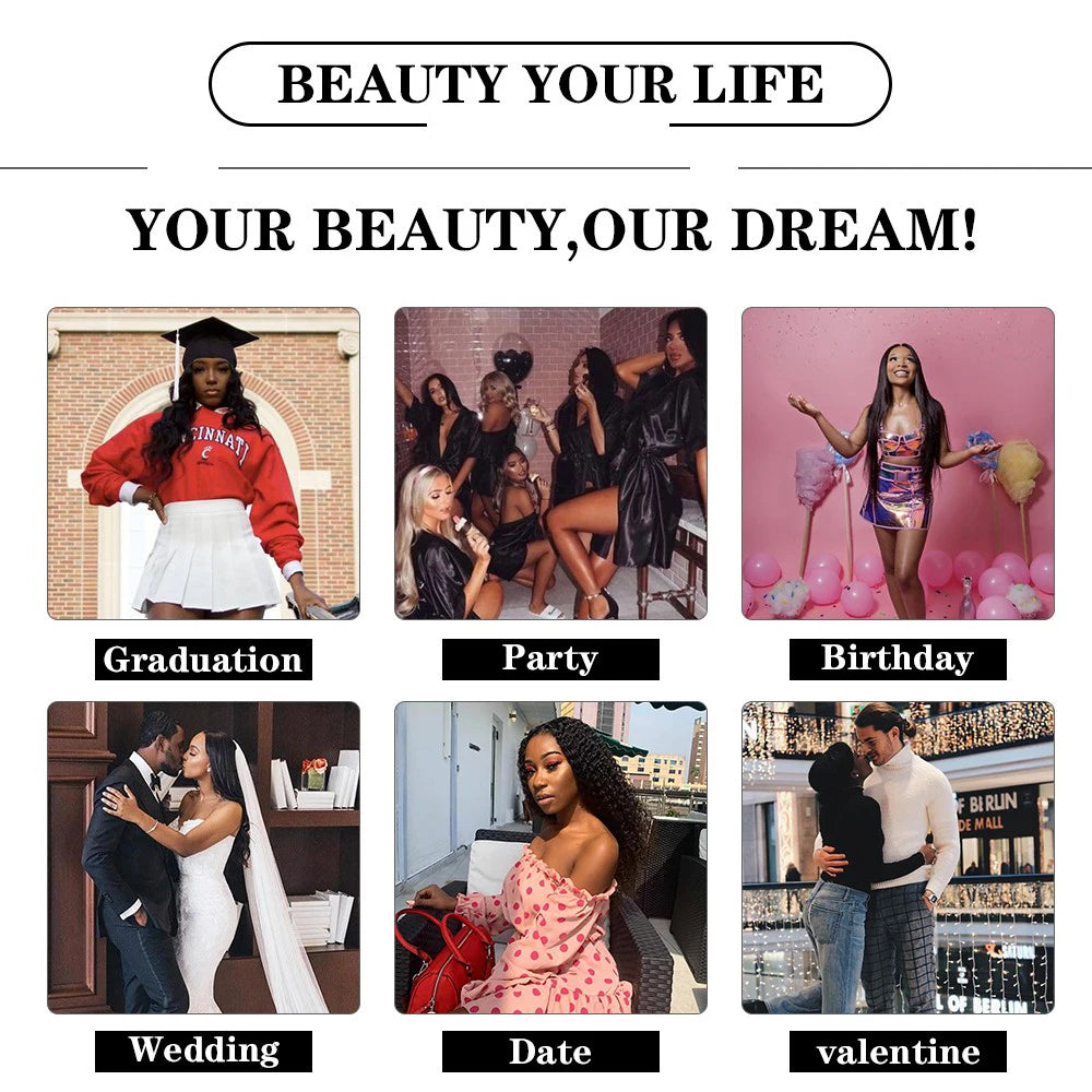 Bone Straight  4x4 Glueless Wig