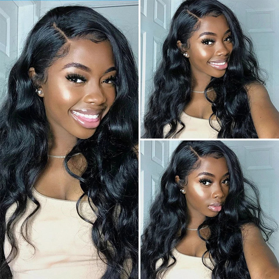 Glueless "Wear & Go" Body Wave 4x4 & 13x4 Cap Size Brazilian Hair