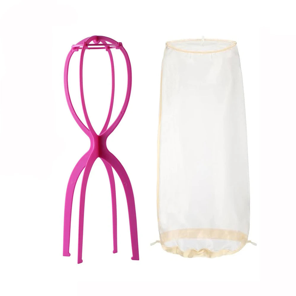 Wig Stand And Wig Storage Bag