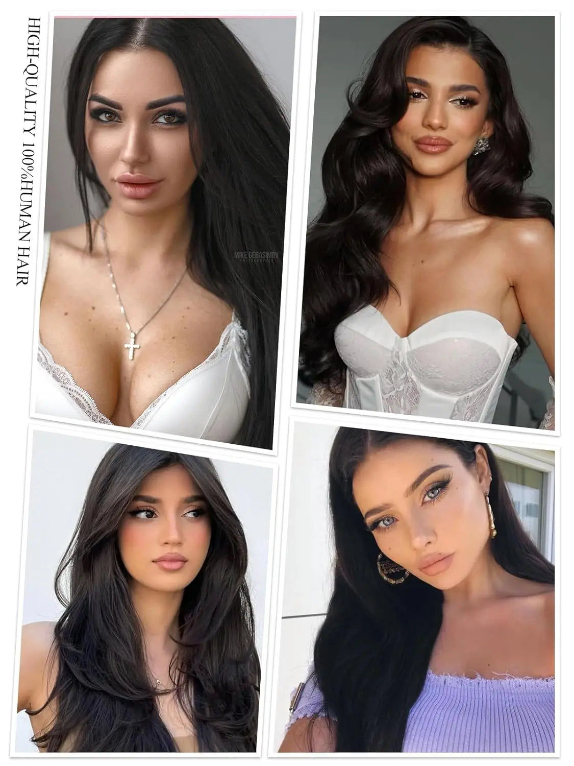 Bone Straight | Clip in Hair Extensions