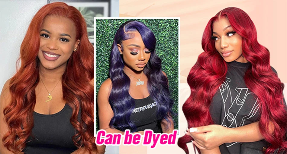 Glueless "Wear & Go" Body Wave 4x4 & 13x4 Cap Size Brazilian Hair