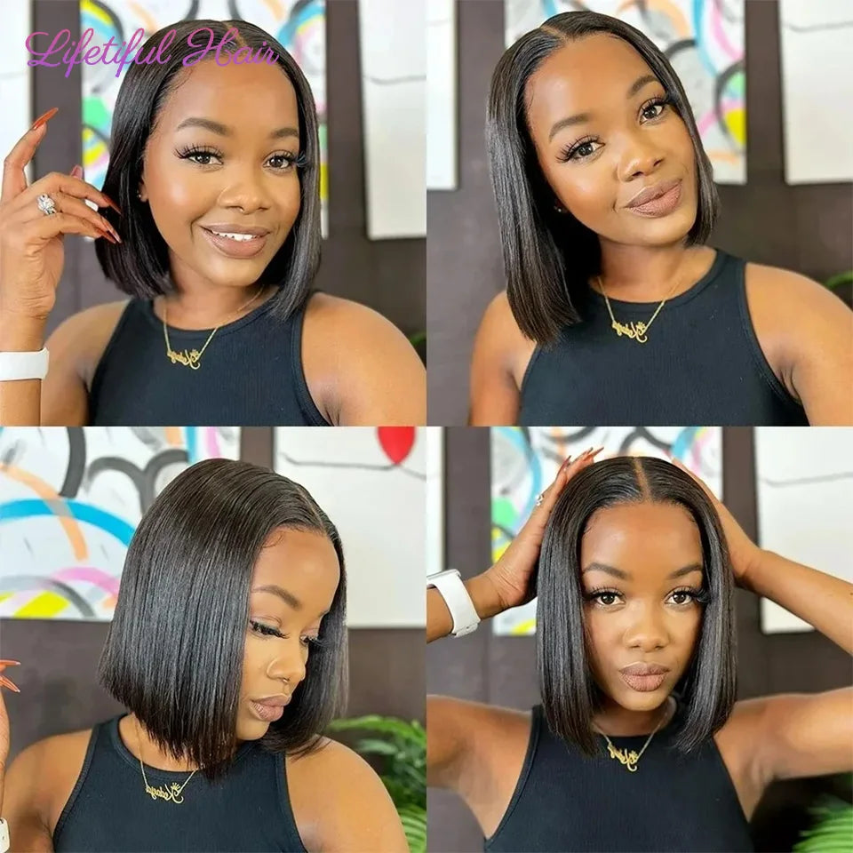 Glueless Bob 4x4 Glueless Wigs Human Hair