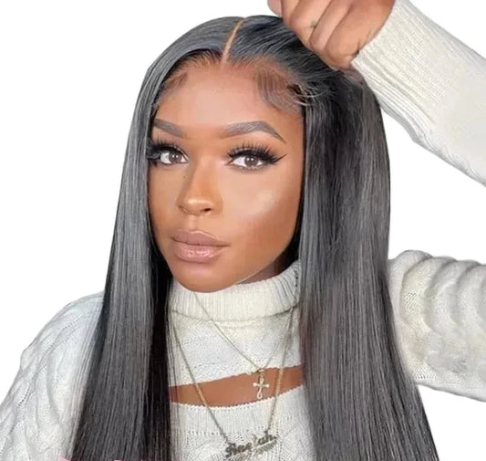 The "Kim" | Bone Straight | Glueless | Mongolian Hair