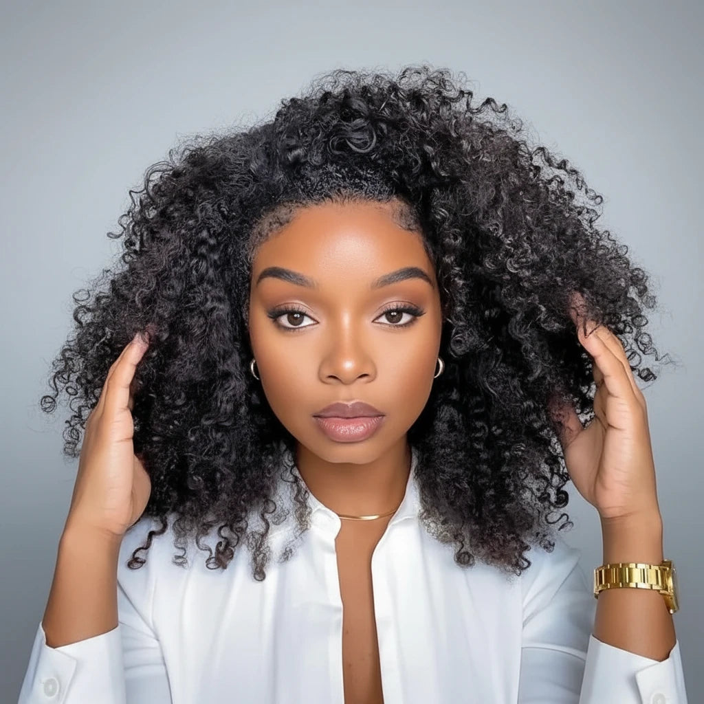 The “Jordin” | Kinky Curly | Wear & Go | Mongolian Hair