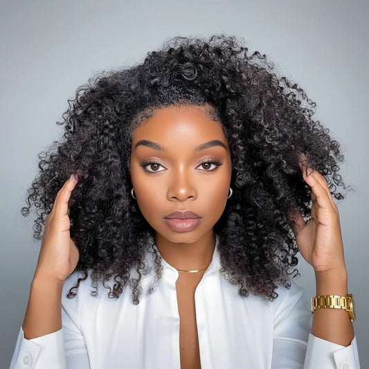 The “Jordin” | Kinky Curly | Wear & Go | Mongolian Hair