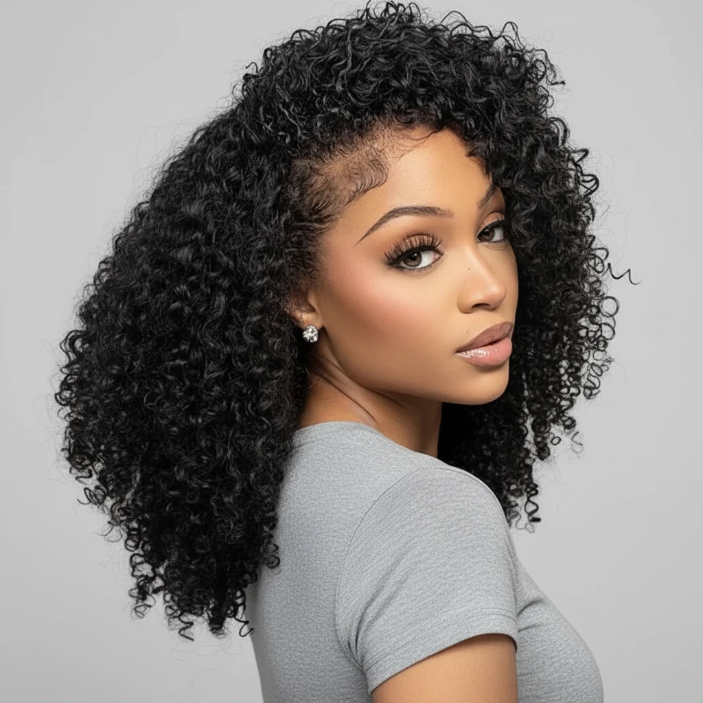 The “Jordin” | Kinky Curly | Wear & Go | Mongolian Hair