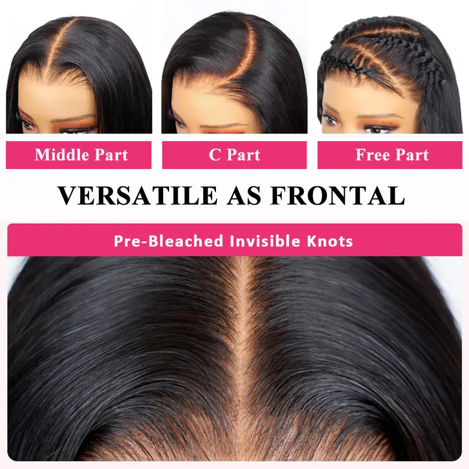 Glueless “Pull & Go” with Elastic Drawstring 250% Straight