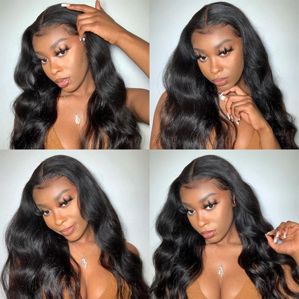 Glueless "Wear & Go" Body Wave 4x4 & 13x4 Cap Size Brazilian Hair