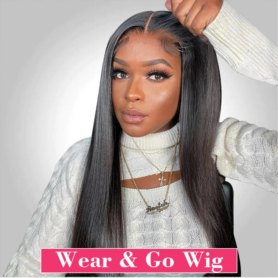 Bone Straight  4x4 Glueless Wig