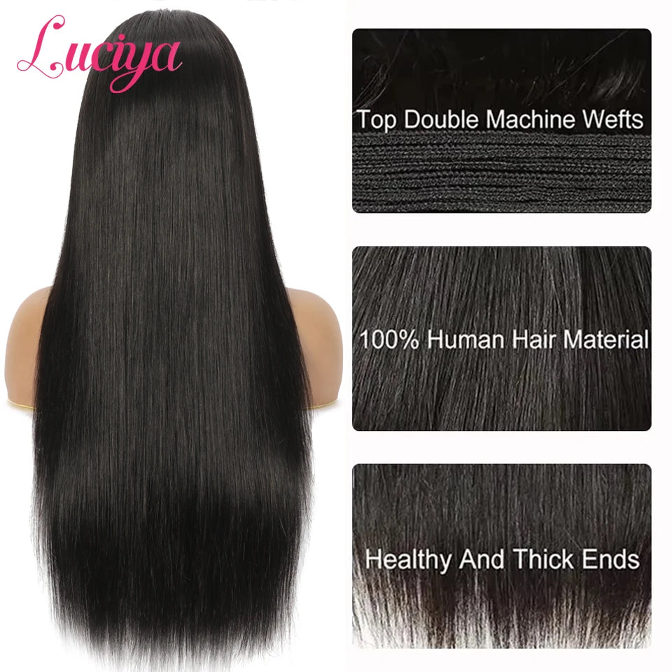 Glueless “Pull & Go” with Elastic Drawstring 250% Straight