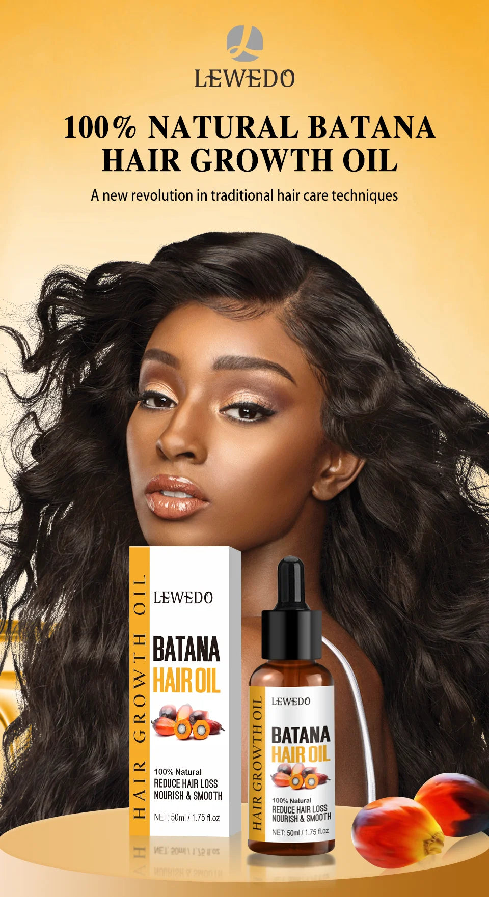 Hair Growth Batana Oil | Fast Growing Repair Serum | Anti-Hair Loss
