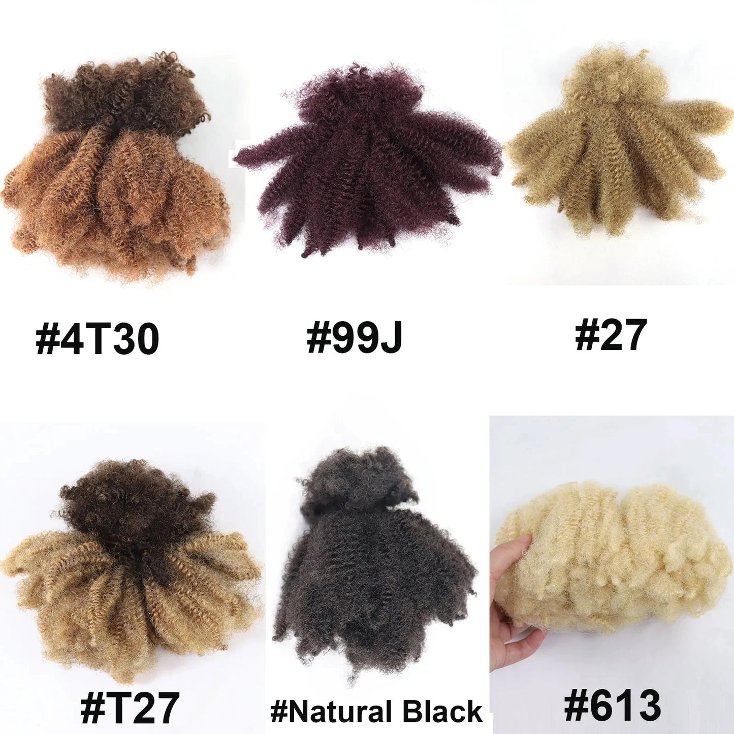 Afro "Kinky Curly" Hair Extensions