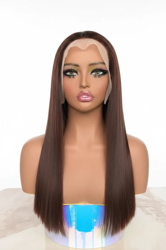 The “Knowles” | Bone Straight | Chocolate Brown | Vietnamese Hair