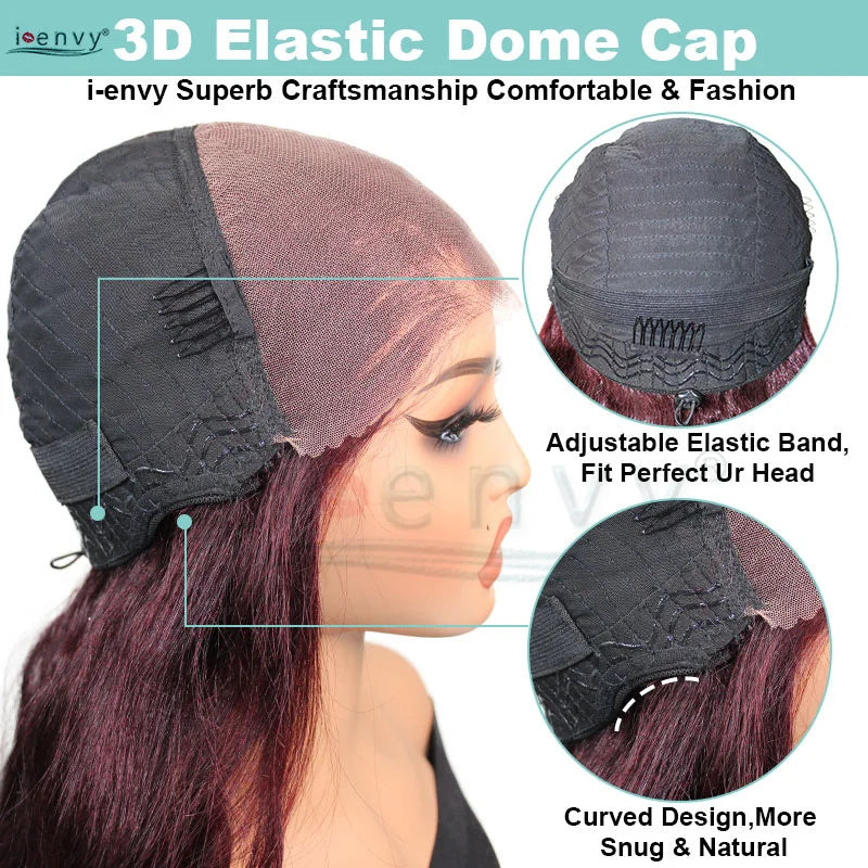 Glueless 9X6 Body Wave Wear & Go Ginger Orange