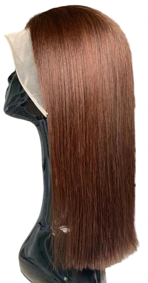 The “Ciara” | Bone Straight Bob | Chocolate Brown | Vietnamese Hair