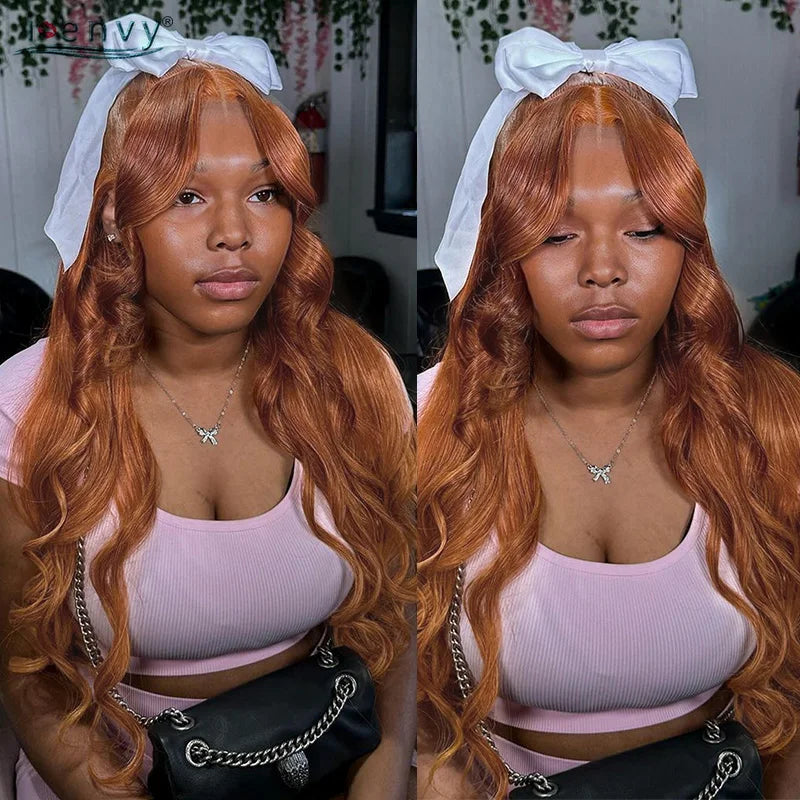 Glueless 9X6 Body Wave Wear & Go Ginger Orange