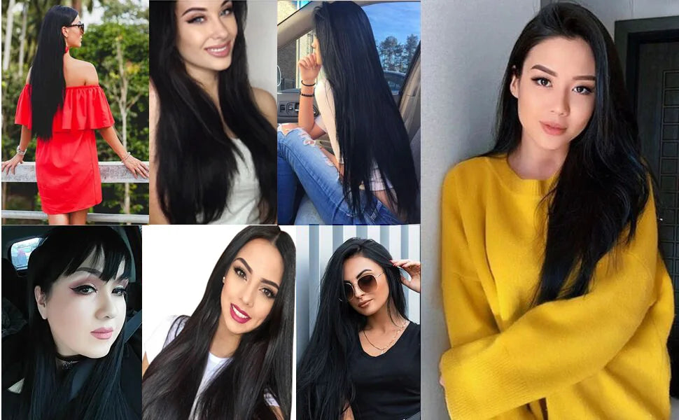 Bone Straight | Clip in Hair Extensions