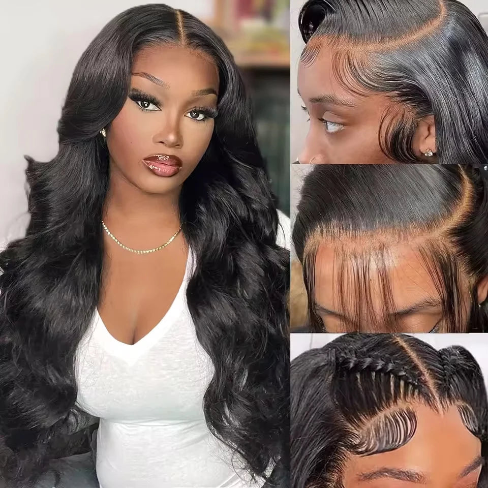 Glueless "Wear & Go" Body Wave 4x4 & 13x4 Cap Size Brazilian Hair