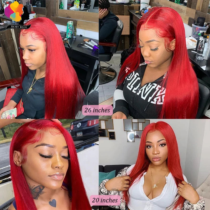 Burgundy Glueless Wig 13x4