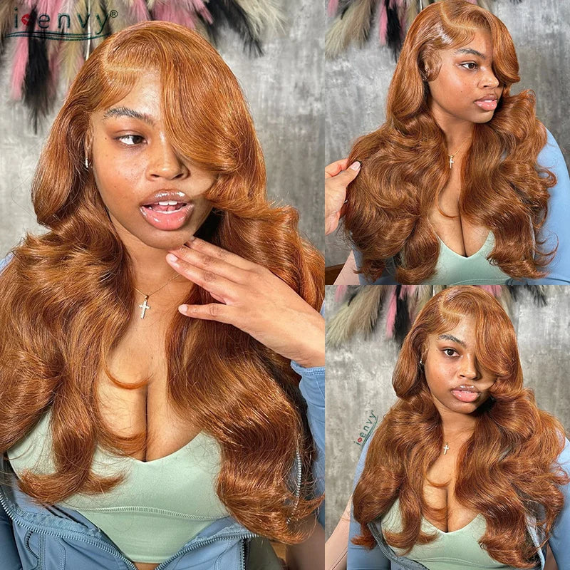 Glueless 9X6 Body Wave Wear & Go Ginger Orange