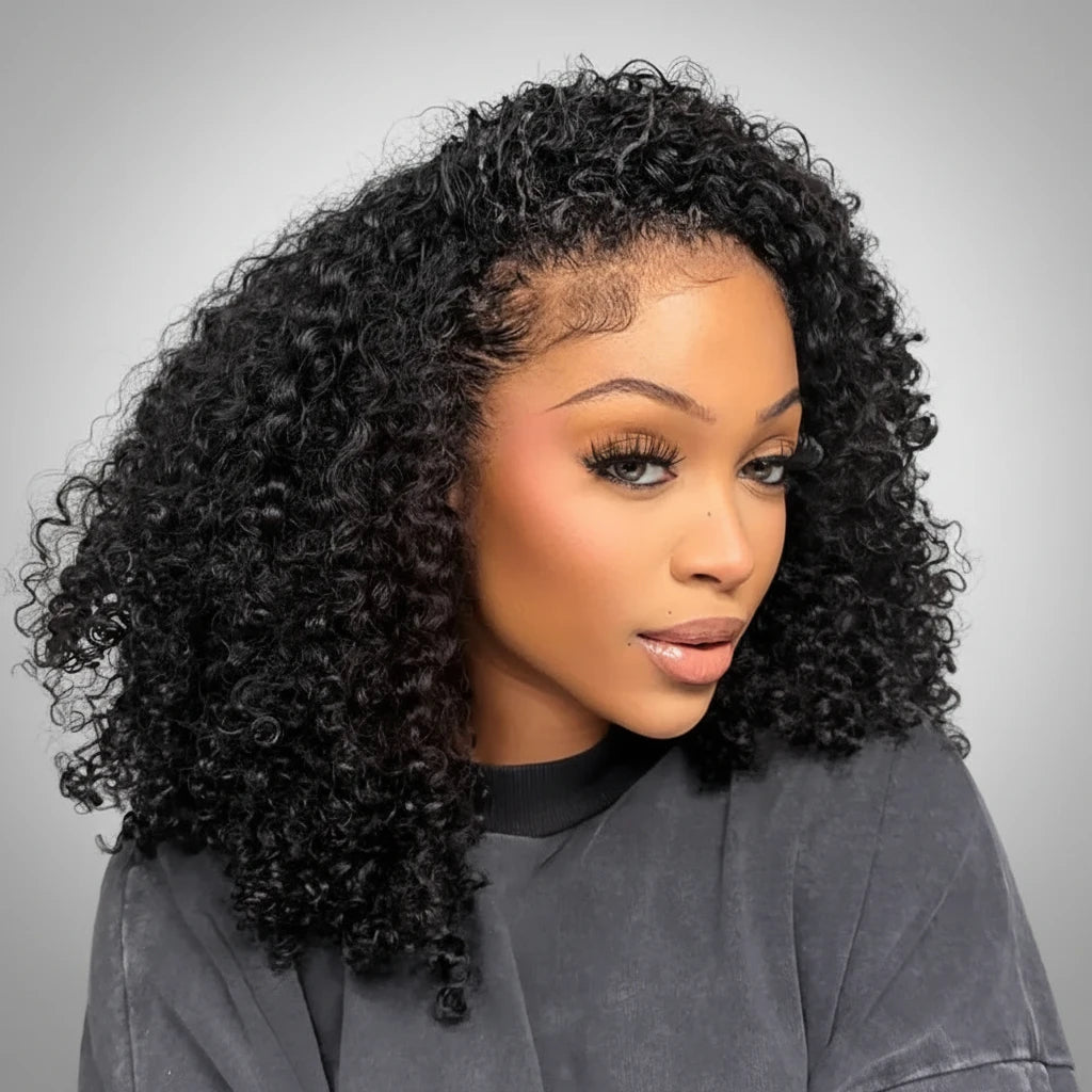 The “Jordin” | Kinky Curly | Wear & Go | Mongolian Hair