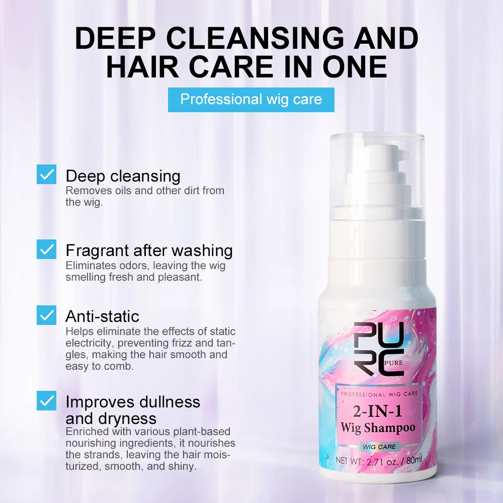 Wig Shampoo and Conditioner Kit