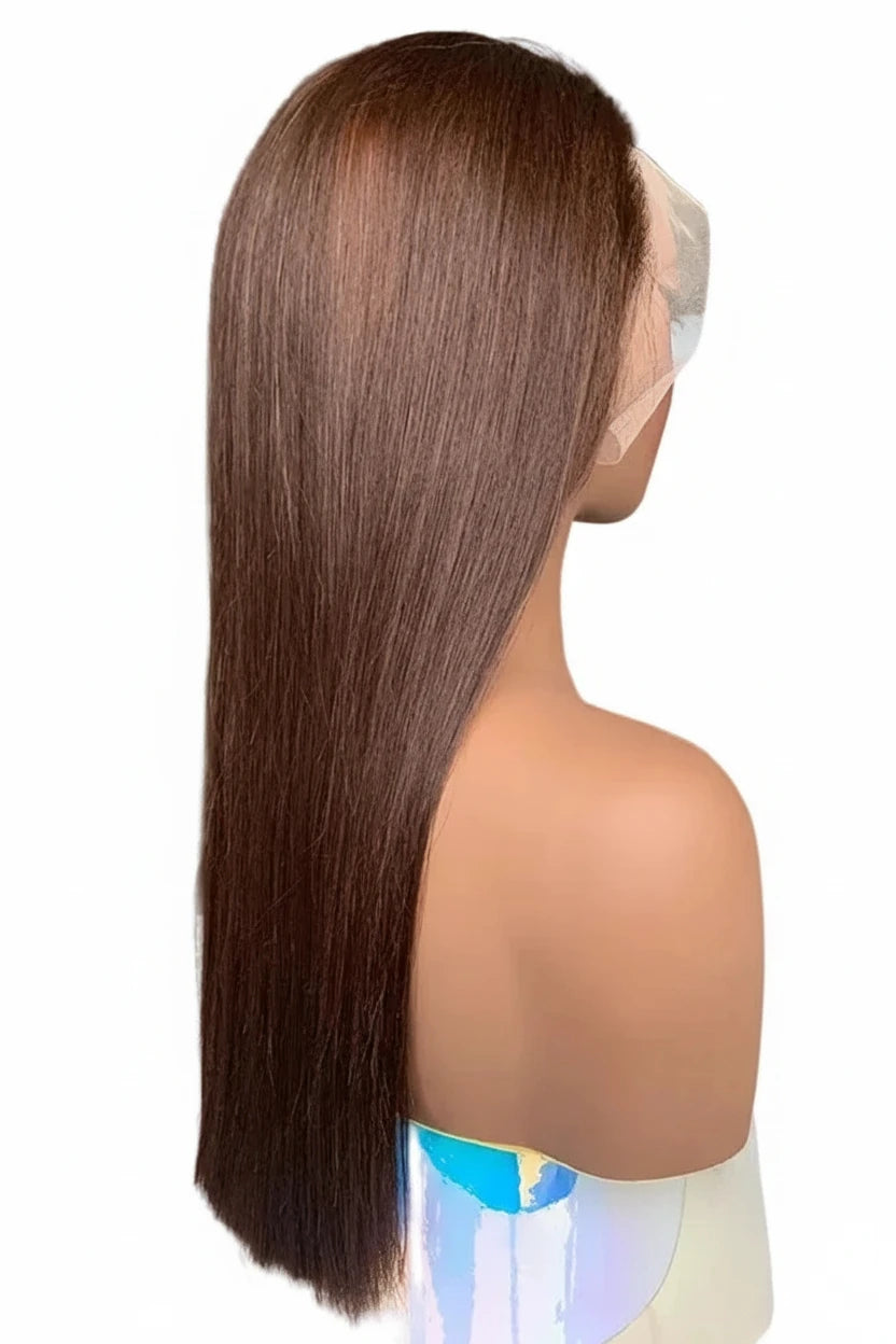 The “Knowles” | Bone Straight | Chocolate Brown | Vietnamese Hair