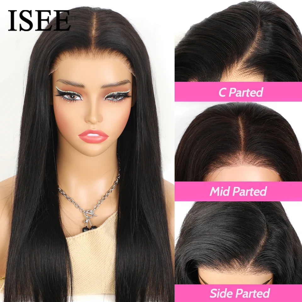 The "Kim" | Bone Straight | Glueless | Mongolian Hair