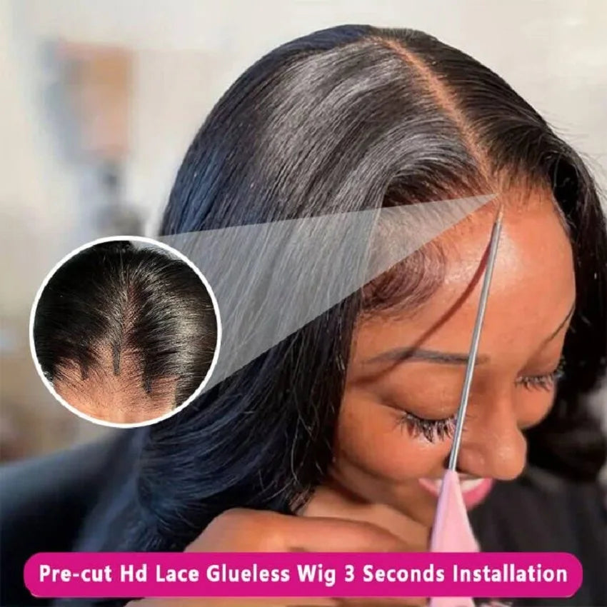Bone Straight  4x4 Glueless Wig