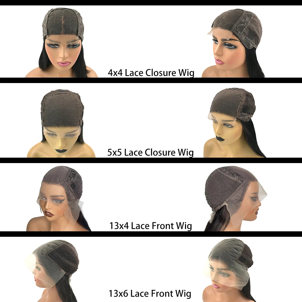 Inspired Layered | Highlight Ombre Brown  | Blowout Looks | Wear And Go Wig With Curtain Bangs