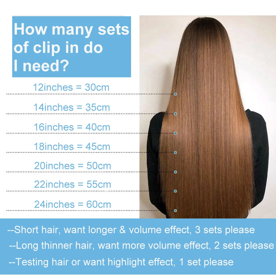 Bone Straight | Clip in Hair Extensions