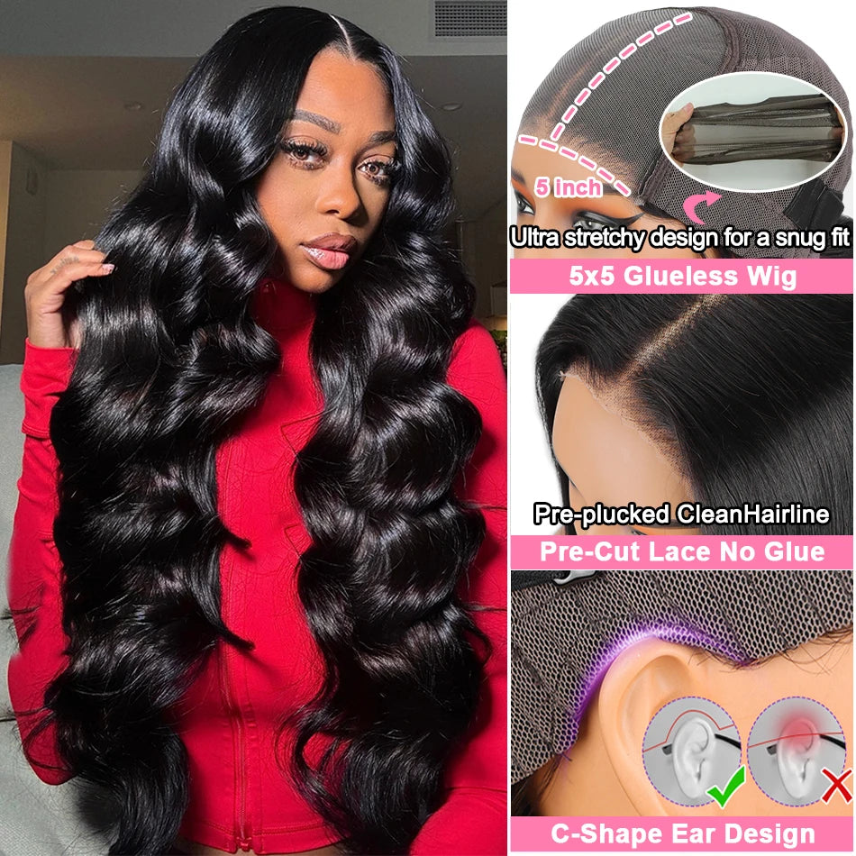 Body Wave 5x5 Glueless Brazilian