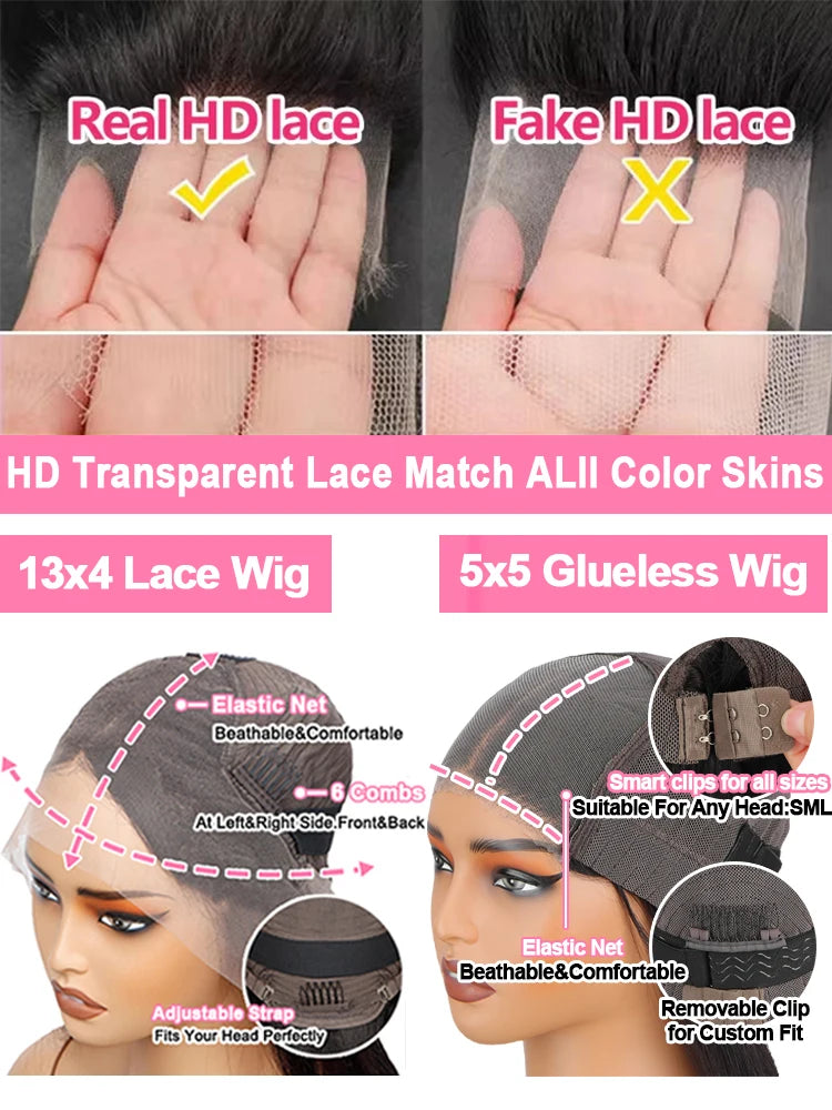 Body Wave 5x5 Glueless Brazilian