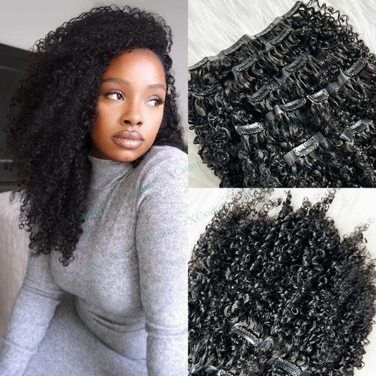 Kinky Curly | Clip In Extensions