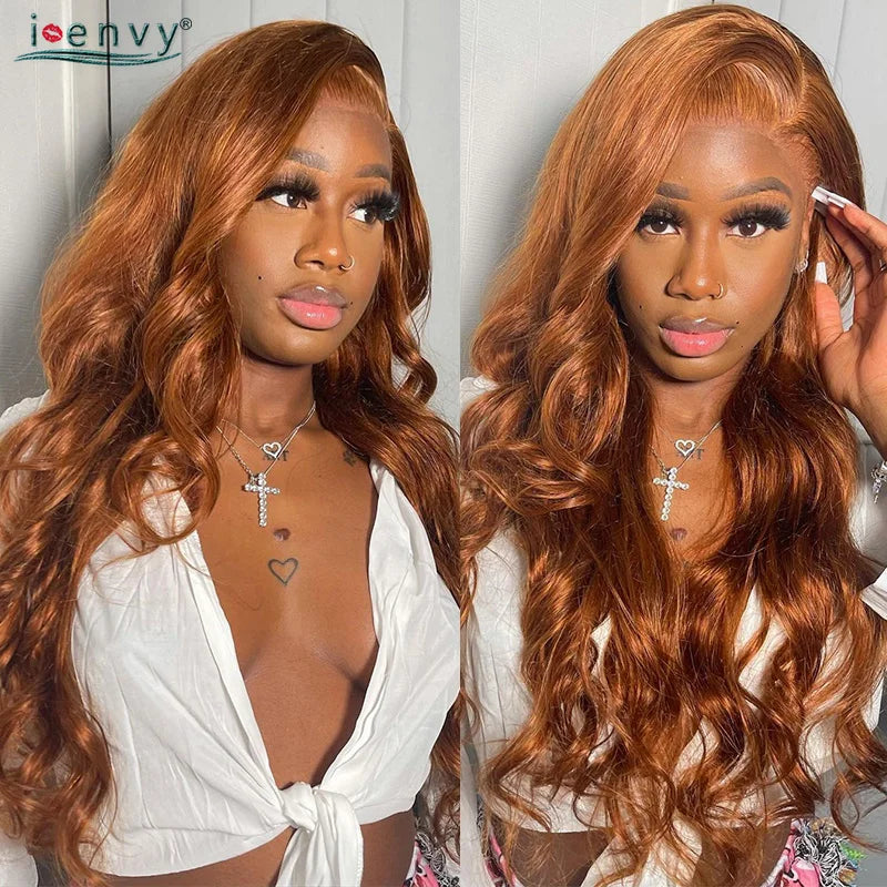 Glueless 9X6 Body Wave Wear & Go Ginger Orange